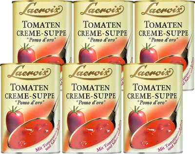 Produktbild von Lacroix Tomaten Cremesuppe fruchtig tomatig tafelfertig 400ml 6er Pack