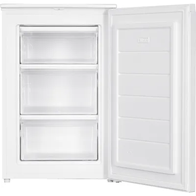 Zdjęcie produktu dla Zamrażarka, mała – 87 litrów, nergetyczna 4, kompaktowa i wolnostojąca, biała, model FS871E-W