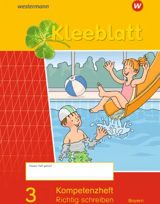 Produktbild von Kleeblatt. Das Sprachbuch 3. Kompetenzheft Richtig Schreiben. Bayern