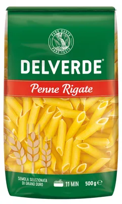 Zdjęcie produktu dla Delverde Penne Rigate Selected Durum Wheat Pasta 500g