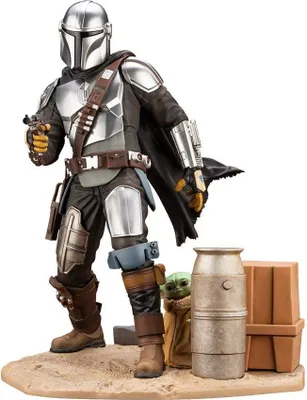 Produktbild von Kotobukiya Star Wars The Mandalorian & The Child ARTFX Statue  26 cm KTOSW178