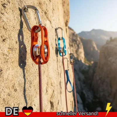 Produktbild von 26KN Hochleistungs-Kletterrolle aus Aluminium Einzelnes Drehbares