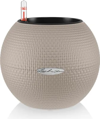 Obrázek produktu pro Lechuza Samozavlažovací květináč Puro Color, průměr 20 cm, pískově hnědá