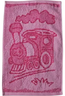Produktbild von Babyhandtuch Train rosa 30x50 cm