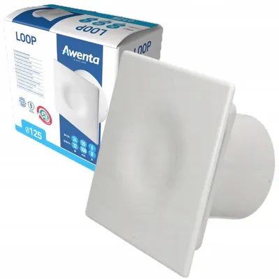 Produktbild von Awenta LOOP WL125T Badezimmerlüfter mit Timer leise