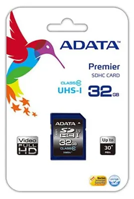 Image de Adata ADATA Premier SDHC UHS-I U1 Class10 32GB