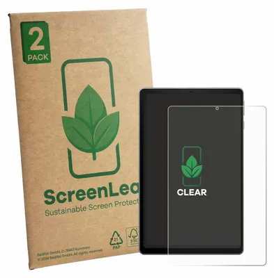 Produktbild von 2x ScreenLeaf Schutzfolie für Acer Iconia Tab A11 nachhaltiger Displayschutz Display Schutz Folie Klar Transparent