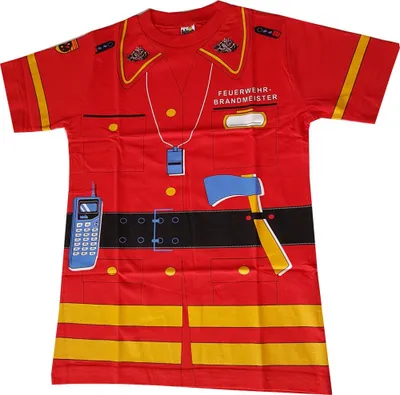 Produktbild von Theo Klein 8946 Gr. 128 Feuerwehr T-Shirt