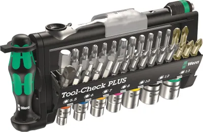 Zdjęcie produktu dla Wera 05056490001 Zestaw bitów Wera Tool-Check PLUS z grzechotką
