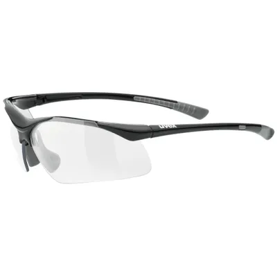 Produktbild von Uvex Sportstyle 223 Schutzbrille Schwarz & Grau klare Gläser (2218) S53.0.982.2218