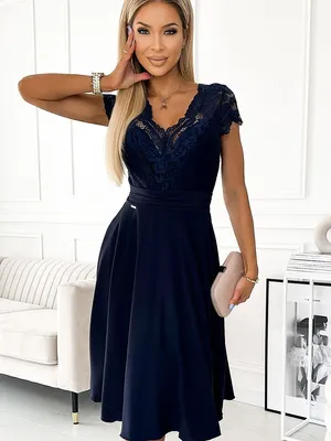 Produktbild von Numoco Spitzenkleid für Damen Linda gewohnheiten M