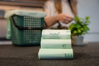 Produktbild von Biomat – Kompostierbare Müllsäcke – 25 x 10 Liter