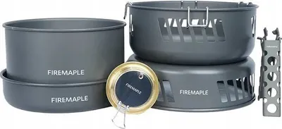 Image de Set de cuisson FireMaple avec brûleur à alcool