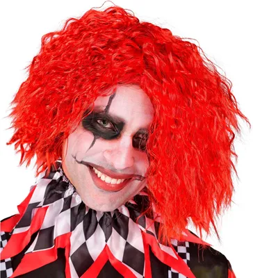 Produktbild von Perücke Killerclown rot Horror Clown Halloween