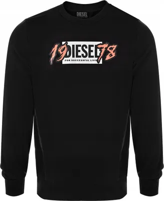 Zdjęcie produktu dla Męska Bluza Diesel czarna rozmiar XL