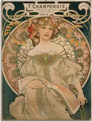 Produktbild von ARTland Leinwandbild Plakat für F. Champenois. 1897 Größe: 30x40 cm