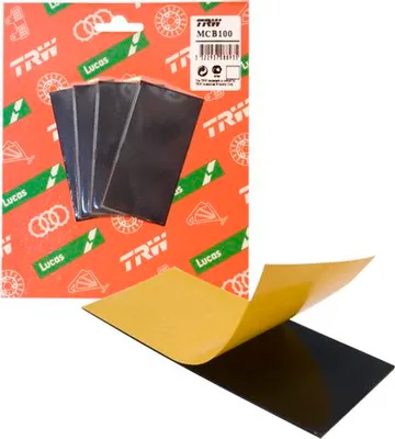 Produktbild von Antivibrationsbeläge Für Bremsbeläge ( 4 Stück 80X40Mm )