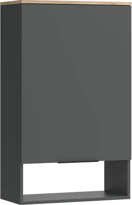 Image de Commode Vicco Wido Anthracite avec porte, Model 47670