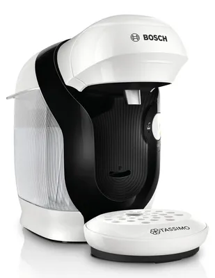Productafbeelding van Bosch TAS114E, koffiezetapparaat voor capsules, 0,7 liter, koffie capsules, 1400 W, wit