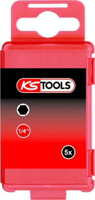 Produktbild von KS Tools 1/4 TORSIONpower Bit Innen6kant, 75 mm, 6 mm