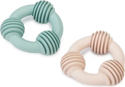 Produktbild von Beeztees Puppy Gummi Dental Ring 8 x 8 x 3 cm, Farbe:mint