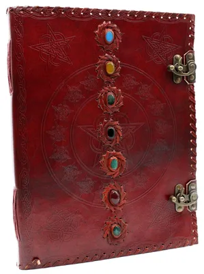 Obrázok produktu pre Kožený zápisník, 25 cm x 33 cm - 7 čaker
