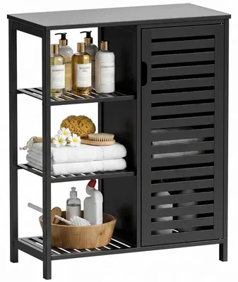 Immagine prodotto di Armadietto contenitore per il bagno, da appoggio a terra, con 6 ripiani