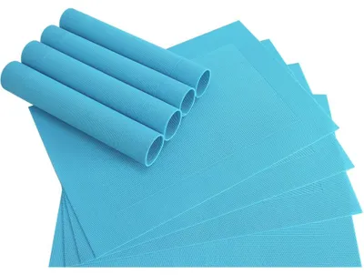 Produktbild von Tischset BORDA 8er blau hellblau türkis Tischunterlage als Tischdeko