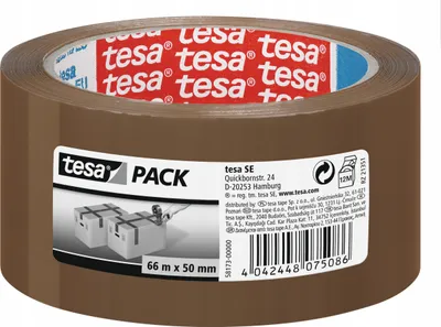 Image de Ruban Emballage Marron Tesa Adhérence Forte, Résistant, Discret - Tesa
