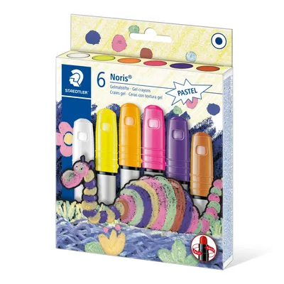 Produktbild von Staedtler® 2390G2 C6                               Gelmalstift Noris Club® - 6 Stück, sortiert, Effect Colors Pastel