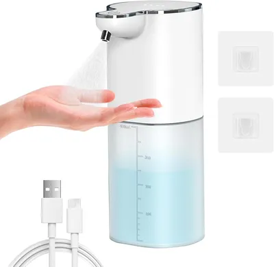 Produktbild von Automatischer Desinfektionsspender,  400ml Elektrischer Alkoholsprühgerät mit Sensor Infrarot Wandbefestigung USB Aufladung mit 4 einstellbare Stufen,IPX5 Wasserdicht Für Schule,Hotel