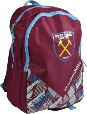 Obrázek produktu pro West Ham United FC - Batoh, Crest BS5657 (jedna velikost) (burgundská/světle modrá)