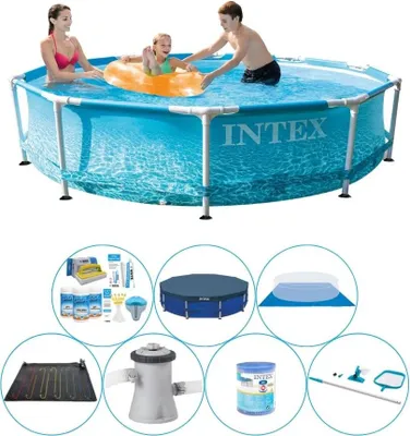 Obrázek produktu pro Balení k bazénu - Intex Plážové místo s kovovým rámem 305x76 cm