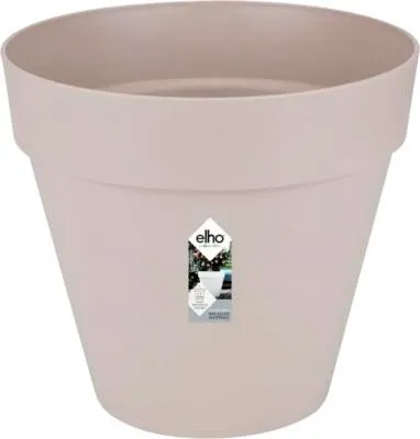 Image de elho loft urbain Rouleaux ronds 50 Cache-pot - gris chaud