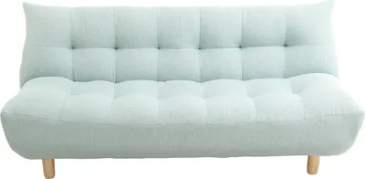 Produktbild von Miliboo - Design-Schlafsofa skandinavisch Grün und Eiche YUMI