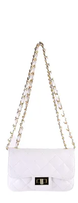 Imagen del producto de Bolso de hombro de cuero Giuliano - Para mujer - Color burdeos