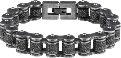 Produktbild von ZIPPO - Bike Chain Bracelet Armband - Motorradketten Armband - 20cm Edelstahlarmband Motorradketten-Design Ladder-Verschluss 2007152