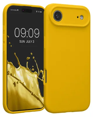 Produktbild von kwmobile Hülle kompatibel mit Apple iPhone Air - Hülle Silikon gummiert - Handyhülle - Handy Case in Strahlend Gelb