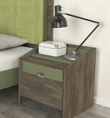 Produktbild von Jugendzimmer Set Bett Nachttisch Kleiderschrank Kommode Kindermöbel 4tlg