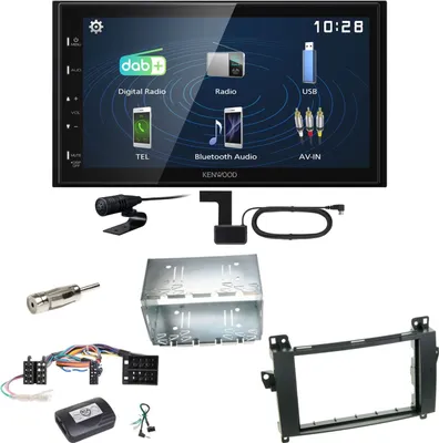 Produktbild von Kenwood DMX129DAB DAB+ Bluetooth USB Einbauset für Mercedes Vito Viano W639