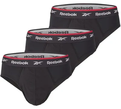 Produktbild von Reebok - "Wiggins" Slips für Herren, Sport (3er-Pack) LT5272 (M) (Schwarz)