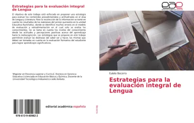 Produktbild von Estrategias para la evaluación integral de Lengua
