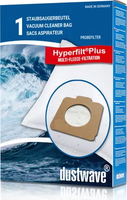 Produktbild von Dustwave®  1 Staubsaugerbeutel für Baur 340805 -  hocheffizient mit Hygieneverschluss -   Germany