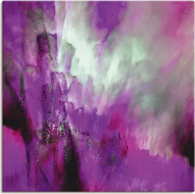 Produktbild von ARTland Leinwandbild Rosa Licht Größe: 50x50 cm