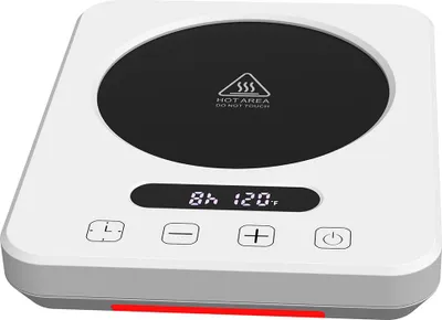 Produktbild von Kaffeetassenwärmer für Schreibtisch, 9 Temperaturstufen, automatische Abschaltung, ideal für Kaffee, Tee, Milch & andere Getränke