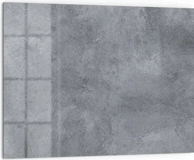 Produktbild von DEQORI Küchenrückwand Glas 80x60 cm 'Betonstruktur im Detail' Spritzschutz Bad Rückwand