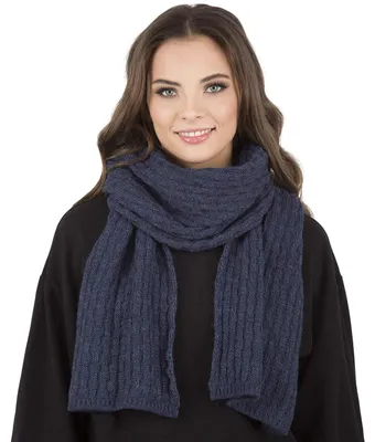 Productafbeelding van VIVISENCE Dameswinterscjaal van modieuze, comfortabele en warme garen, met decoratieve details