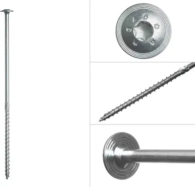 Produktbild von Tellerkopfschrauben Verzinkt 8 x 240 mm Torx - Schachtel 50 Stück