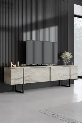 Produktbild von Skye Decor, Luxe - Travertine, Black, TV-Schränke, Travertin, 180 x 50 x 30 cm