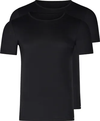 Produktbild von Skiny 2er Pack Unterhemd / Shirt Kurzarm Unterhemd / Shirt Kurzarm T-Shirt mit Rundhalsausschnitt, Körpernaher Passform, Strapazierfähig, pflegeleicht und langlebig